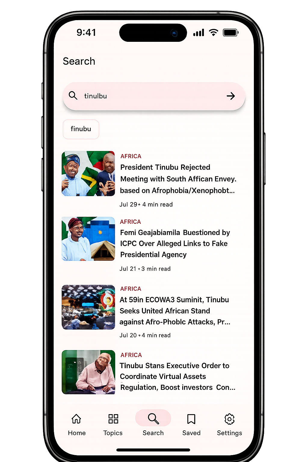 Search Eandel stories quickly